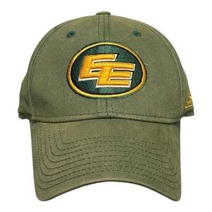 Edmonton Eskimos Hat Cap Fitted Mens One Size Green CFL Football Stretch Reebok